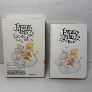 Precious Moments Bible Baby Edition NKJV Hardcover 1989 Thomas Nelson Boxed
